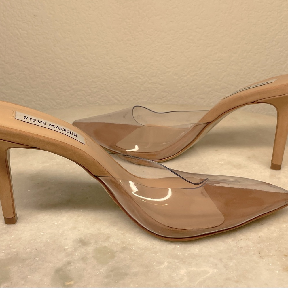 Steve Madden Mule Pointed Toe Sz 8 Moxxi 3.5” Hee… - image 8